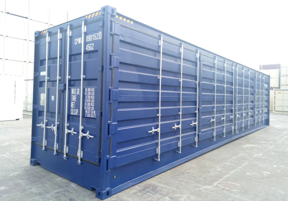 Novo Recipiente de Acesso Lateral Completo High Cube de 40 pés