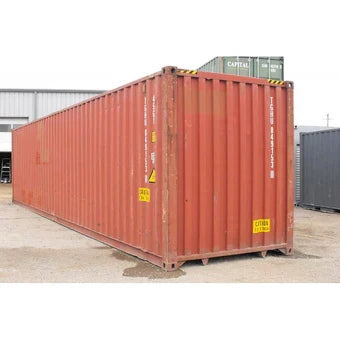 RECIPIENTE MARÍTIMO HIGH CUBE PALET LARGURA 40 PÉS CLASSE B USADO (IVA INCLUÍDO)