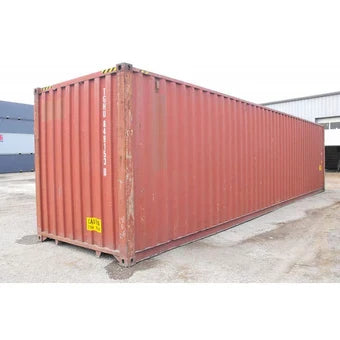 RECIPIENTE MARÍTIMO HIGH CUBE PALET LARGURA 40 PÉS CLASSE B USADO (IVA INCLUÍDO)