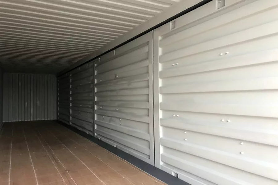 NOVO RECIPIENTE MARÍTIMO DE TRANSPORTE LATERAL ABERTO DE 40 PÉS DE ALTURA (IVA INCLUÍDO)